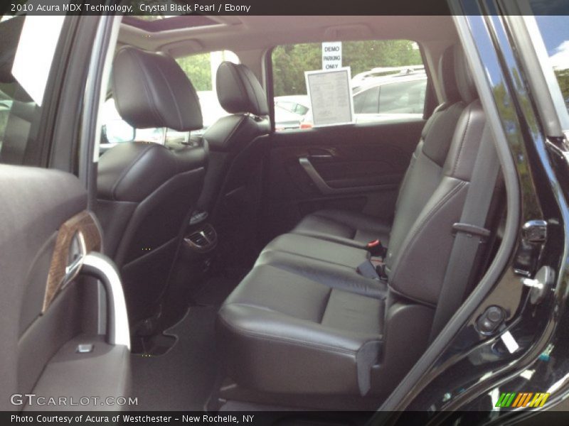 Crystal Black Pearl / Ebony 2010 Acura MDX Technology