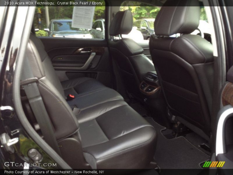 Crystal Black Pearl / Ebony 2010 Acura MDX Technology