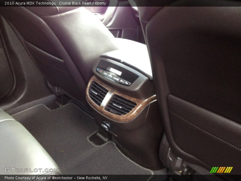 Crystal Black Pearl / Ebony 2010 Acura MDX Technology