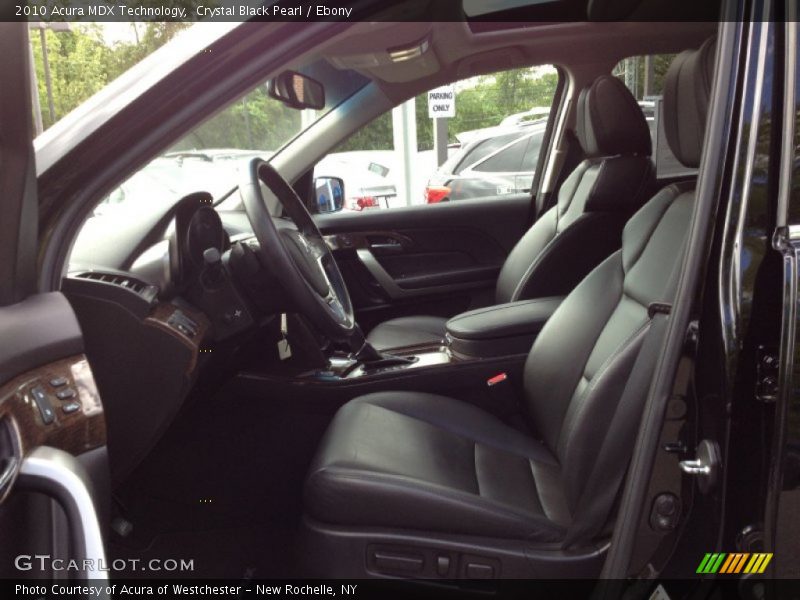 Crystal Black Pearl / Ebony 2010 Acura MDX Technology