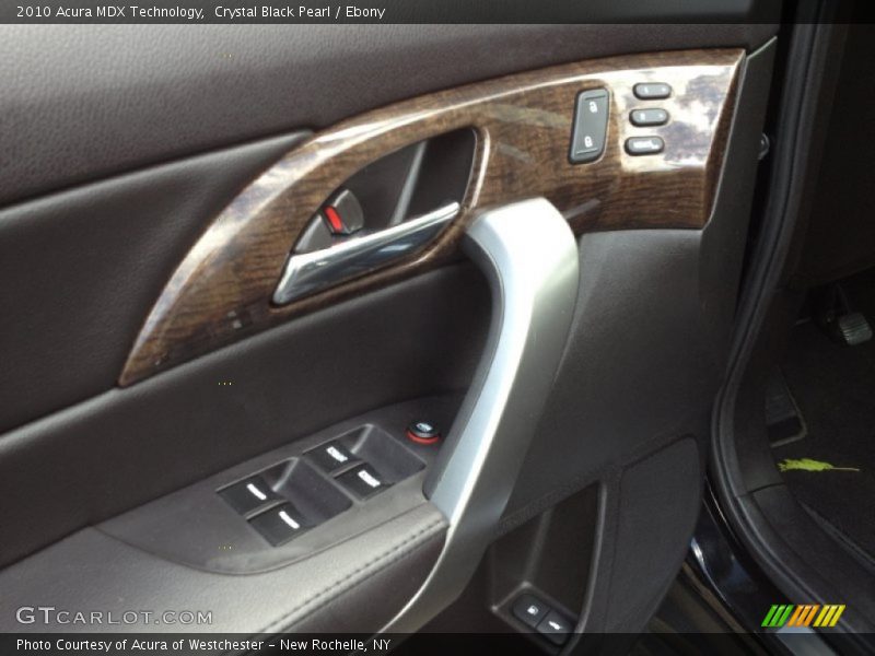 Crystal Black Pearl / Ebony 2010 Acura MDX Technology