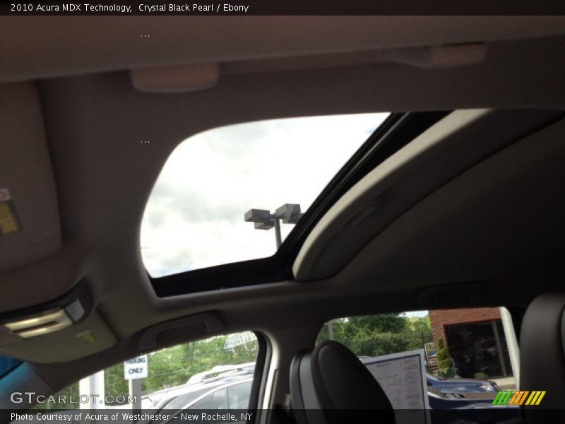 Crystal Black Pearl / Ebony 2010 Acura MDX Technology