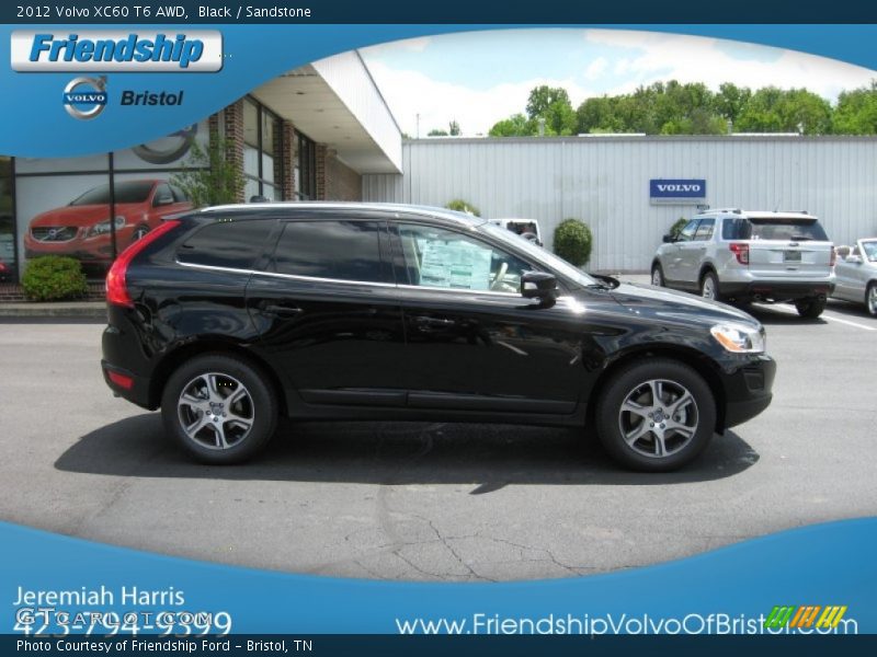 Black / Sandstone 2012 Volvo XC60 T6 AWD