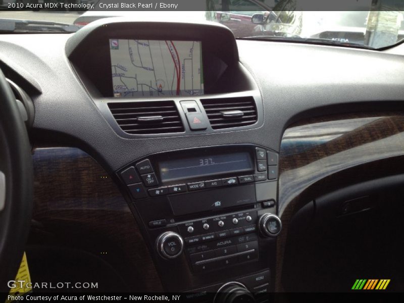 Crystal Black Pearl / Ebony 2010 Acura MDX Technology