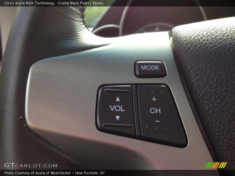 Crystal Black Pearl / Ebony 2010 Acura MDX Technology