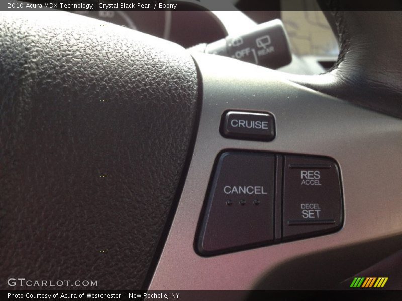 Crystal Black Pearl / Ebony 2010 Acura MDX Technology