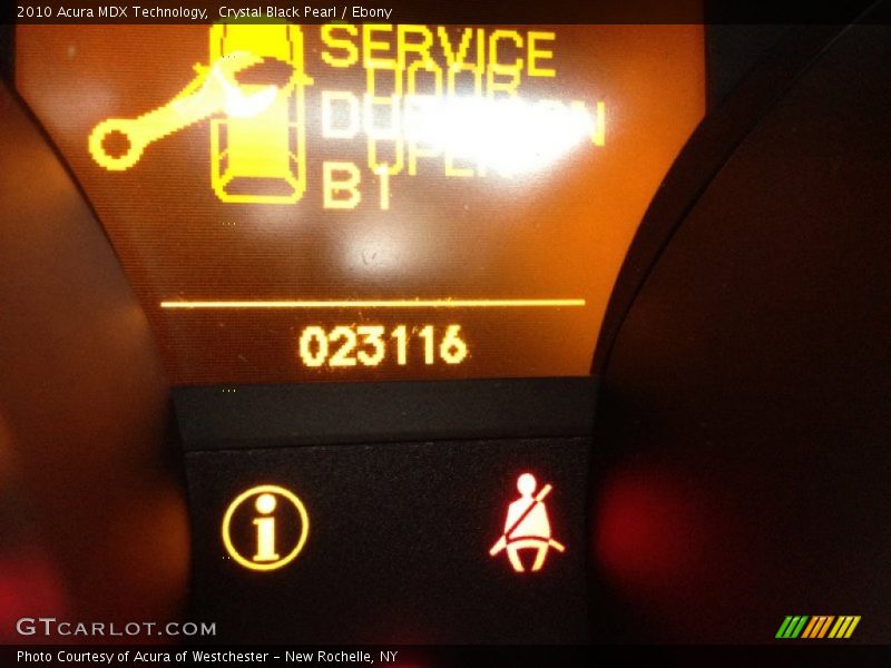 Crystal Black Pearl / Ebony 2010 Acura MDX Technology