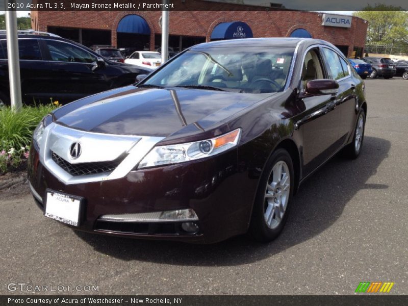Mayan Bronze Metallic / Parchment 2010 Acura TL 3.5