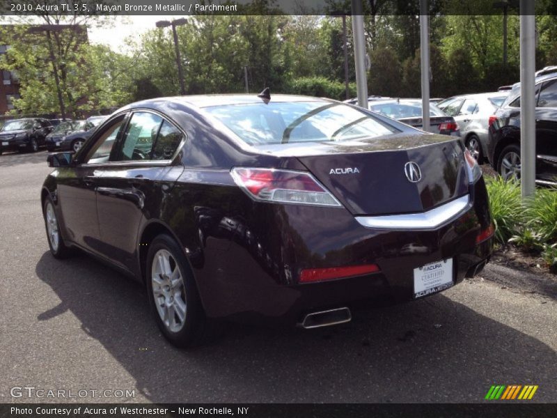 Mayan Bronze Metallic / Parchment 2010 Acura TL 3.5