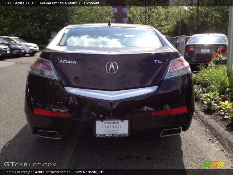Mayan Bronze Metallic / Parchment 2010 Acura TL 3.5