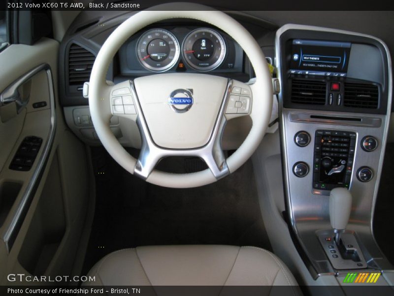 Black / Sandstone 2012 Volvo XC60 T6 AWD