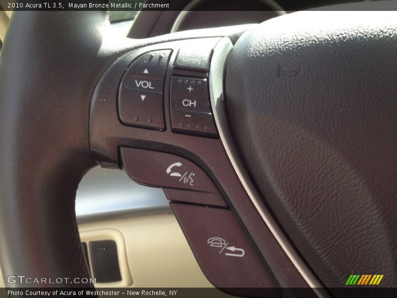Mayan Bronze Metallic / Parchment 2010 Acura TL 3.5