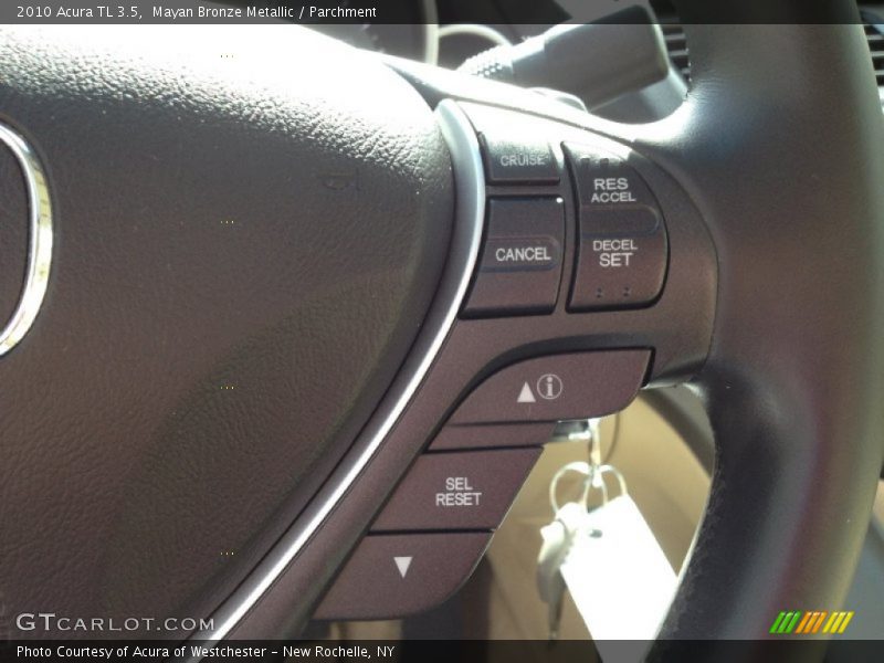 Mayan Bronze Metallic / Parchment 2010 Acura TL 3.5