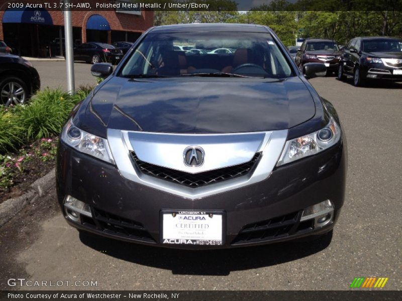 Polished Metal Metallic / Umber/Ebony 2009 Acura TL 3.7 SH-AWD