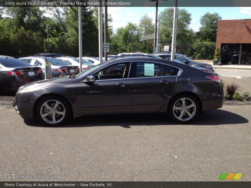 Polished Metal Metallic / Umber/Ebony 2009 Acura TL 3.7 SH-AWD