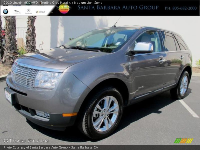 Sterling Grey Metallic / Medium Light Stone 2010 Lincoln MKX AWD