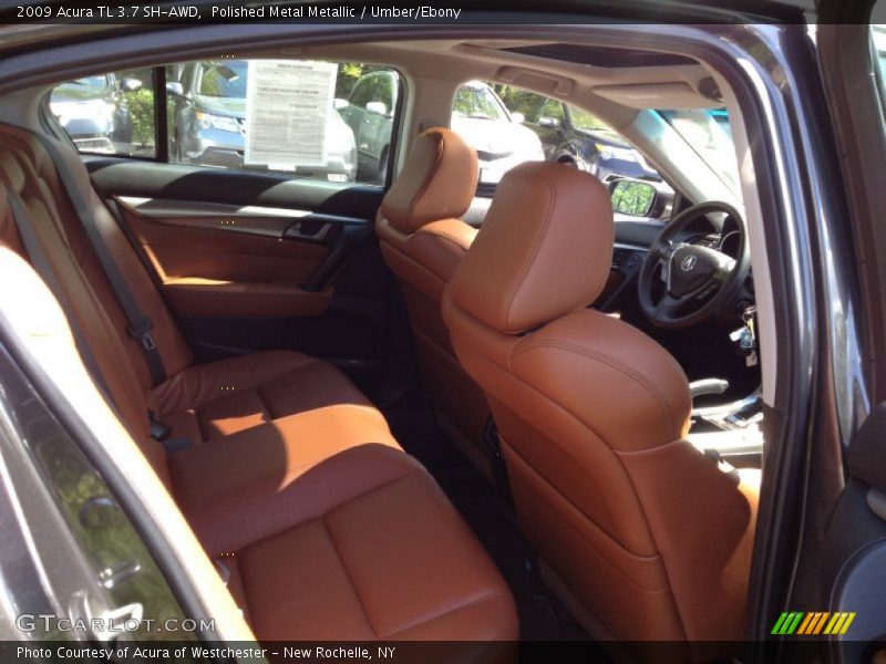Polished Metal Metallic / Umber/Ebony 2009 Acura TL 3.7 SH-AWD