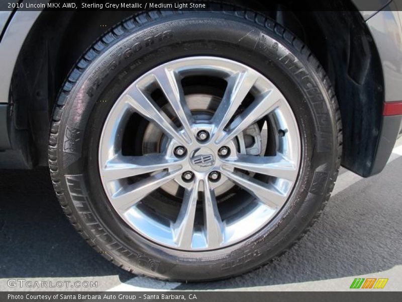 Sterling Grey Metallic / Medium Light Stone 2010 Lincoln MKX AWD