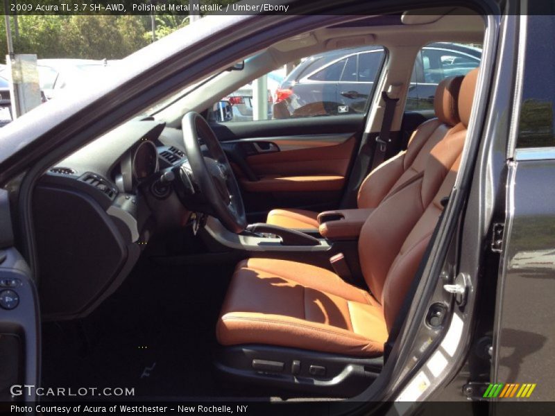 Polished Metal Metallic / Umber/Ebony 2009 Acura TL 3.7 SH-AWD