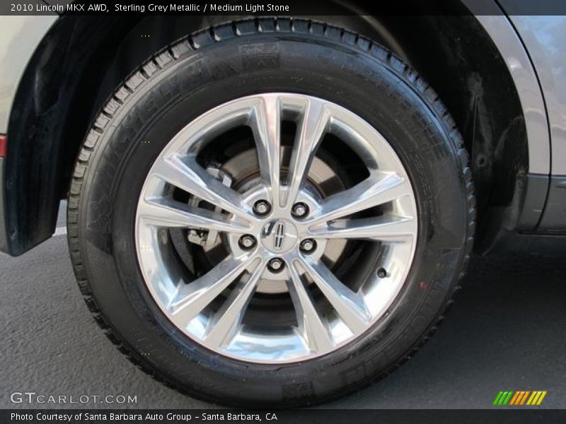Sterling Grey Metallic / Medium Light Stone 2010 Lincoln MKX AWD