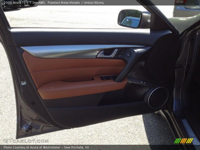 Polished Metal Metallic / Umber/Ebony 2009 Acura TL 3.7 SH-AWD