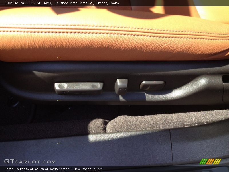 Polished Metal Metallic / Umber/Ebony 2009 Acura TL 3.7 SH-AWD