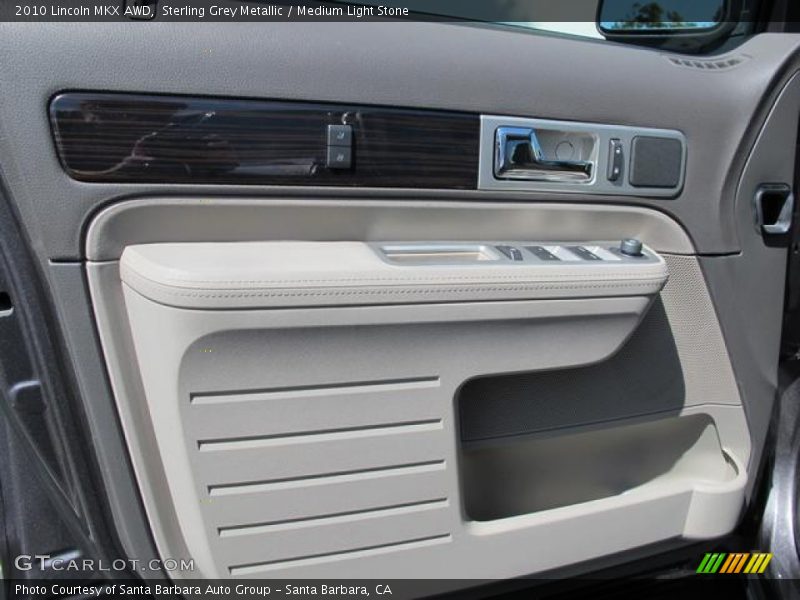 Sterling Grey Metallic / Medium Light Stone 2010 Lincoln MKX AWD