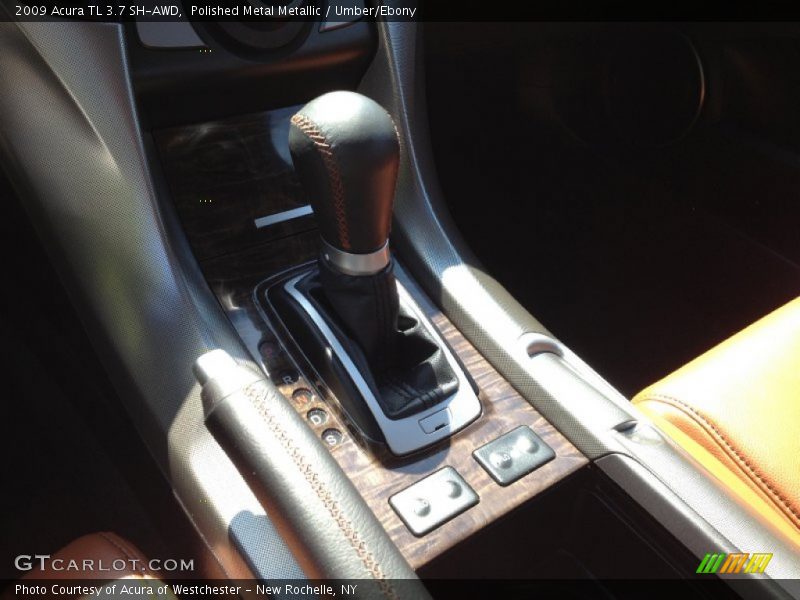 Polished Metal Metallic / Umber/Ebony 2009 Acura TL 3.7 SH-AWD