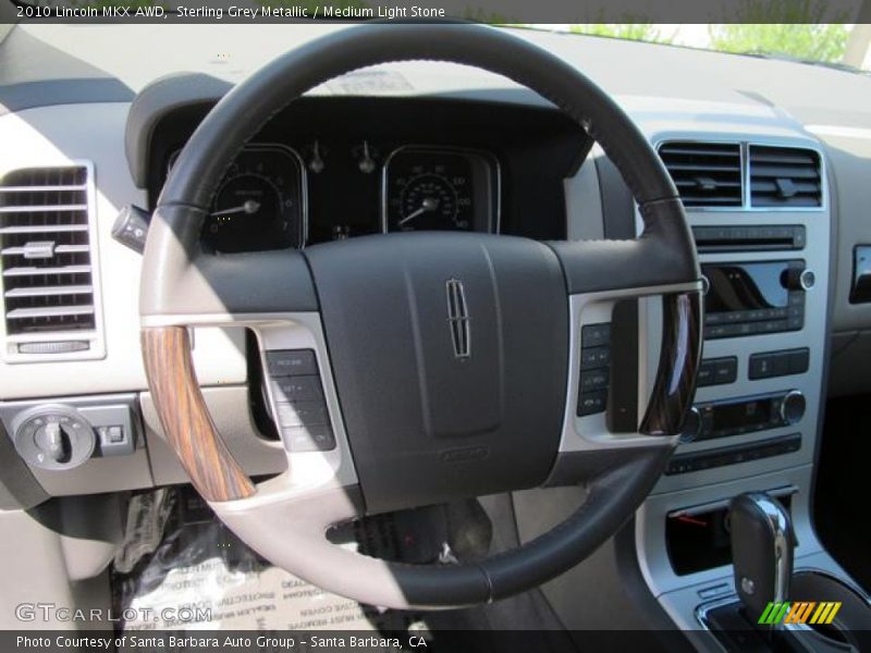 Sterling Grey Metallic / Medium Light Stone 2010 Lincoln MKX AWD