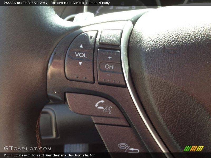 Polished Metal Metallic / Umber/Ebony 2009 Acura TL 3.7 SH-AWD
