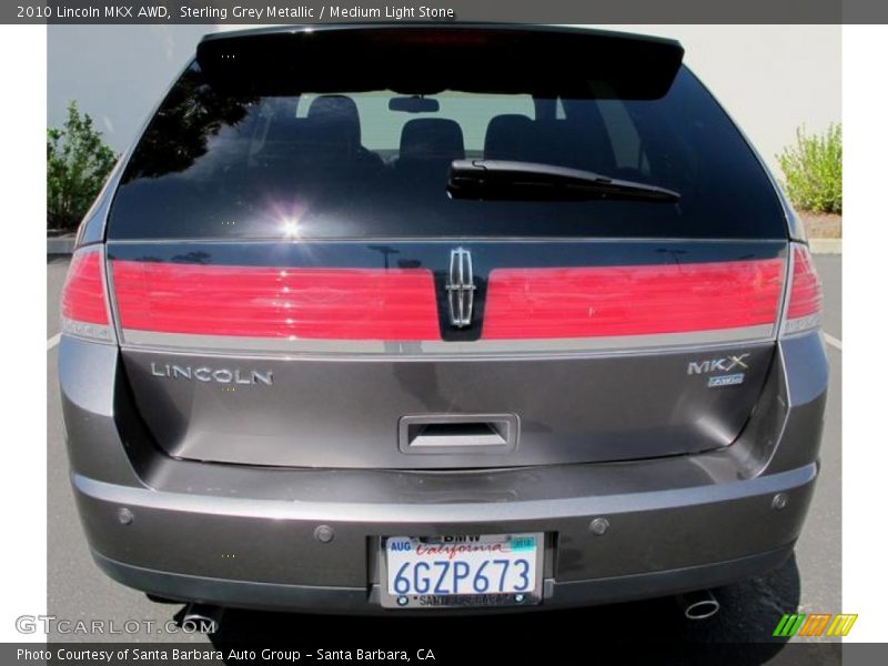 Sterling Grey Metallic / Medium Light Stone 2010 Lincoln MKX AWD