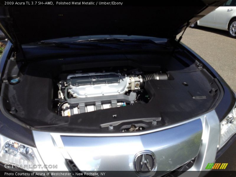 Polished Metal Metallic / Umber/Ebony 2009 Acura TL 3.7 SH-AWD