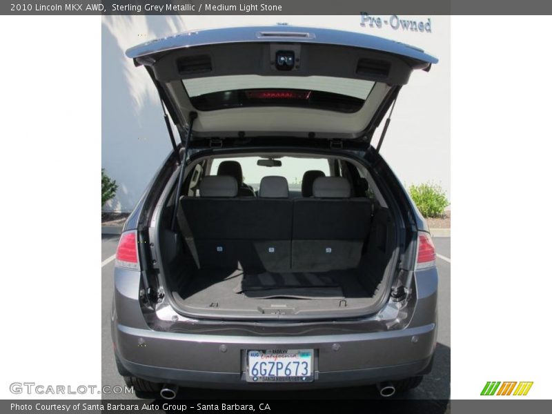 Sterling Grey Metallic / Medium Light Stone 2010 Lincoln MKX AWD