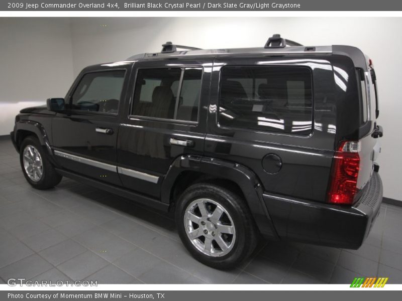 Brilliant Black Crystal Pearl / Dark Slate Gray/Light Graystone 2009 Jeep Commander Overland 4x4