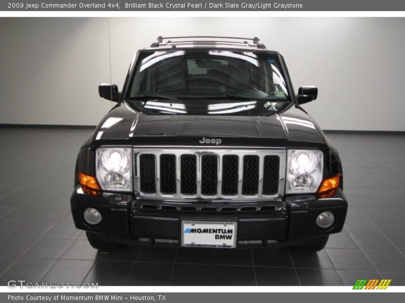 Brilliant Black Crystal Pearl / Dark Slate Gray/Light Graystone 2009 Jeep Commander Overland 4x4