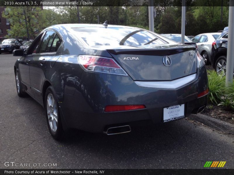 Polished Metal Metallic / Ebony 2010 Acura TL 3.5