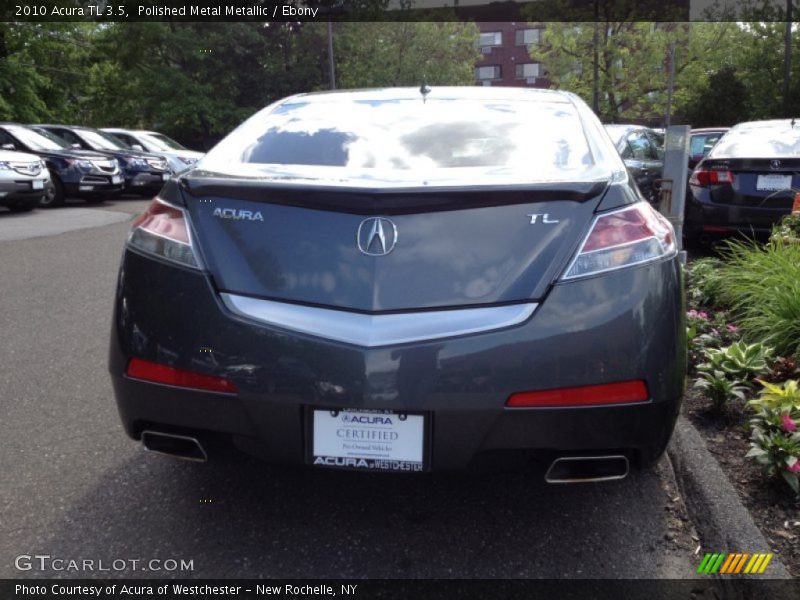 Polished Metal Metallic / Ebony 2010 Acura TL 3.5