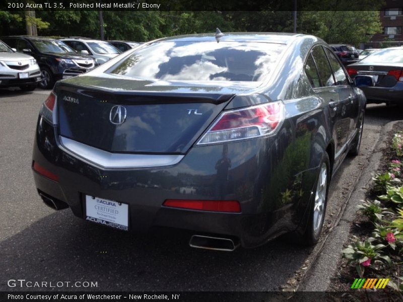 Polished Metal Metallic / Ebony 2010 Acura TL 3.5