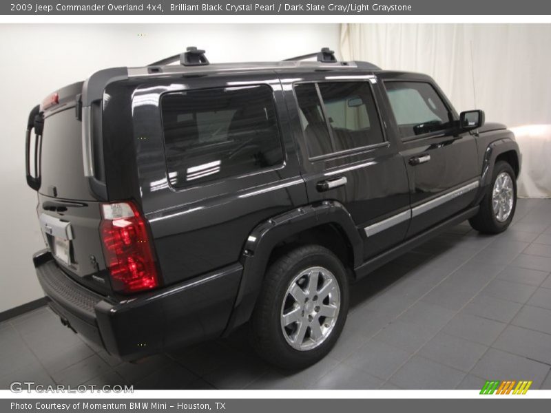 Brilliant Black Crystal Pearl / Dark Slate Gray/Light Graystone 2009 Jeep Commander Overland 4x4