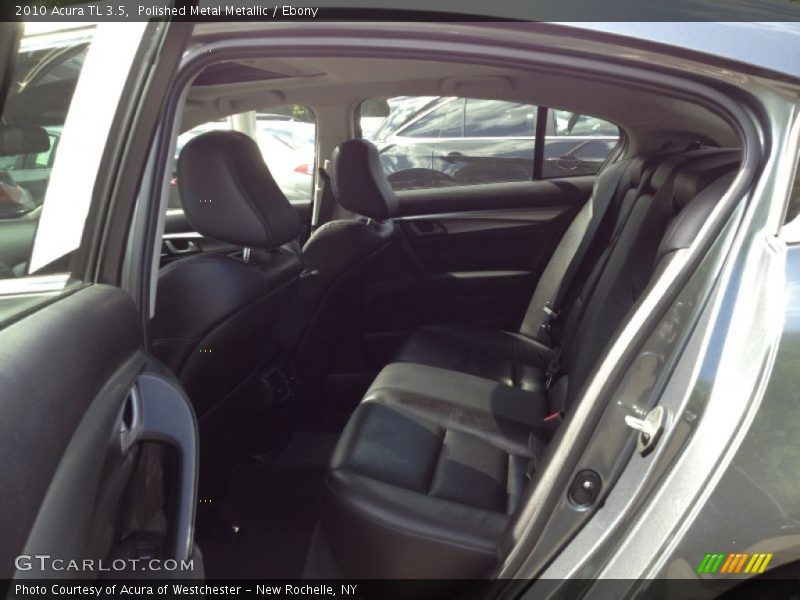 Polished Metal Metallic / Ebony 2010 Acura TL 3.5