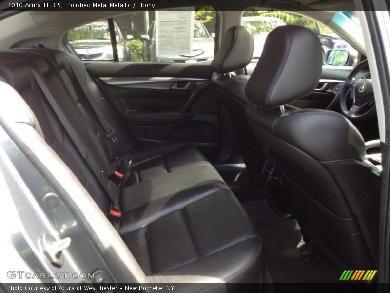 Polished Metal Metallic / Ebony 2010 Acura TL 3.5
