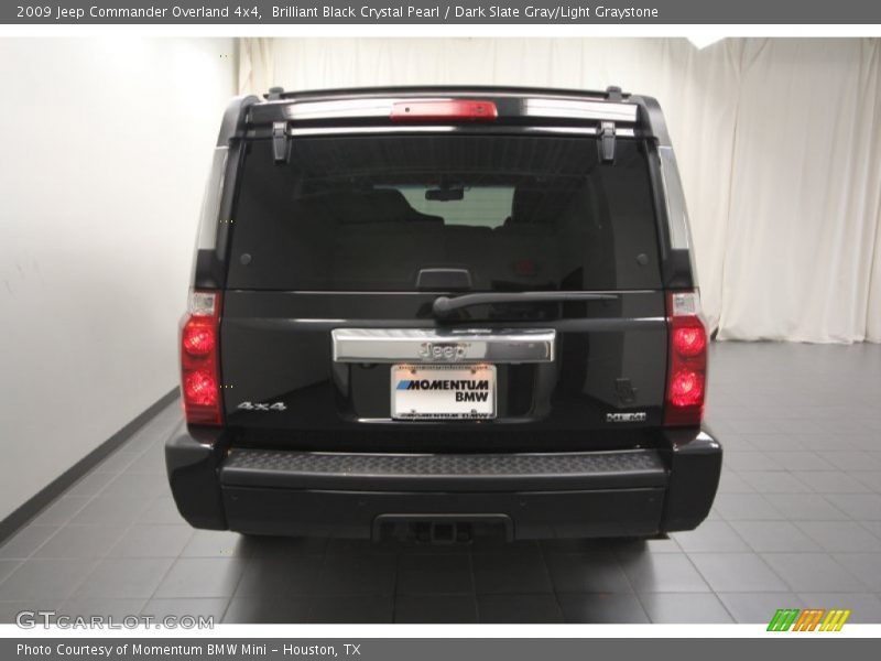 Brilliant Black Crystal Pearl / Dark Slate Gray/Light Graystone 2009 Jeep Commander Overland 4x4