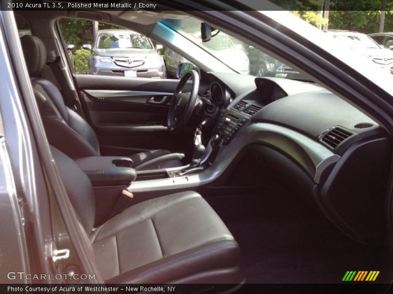 Polished Metal Metallic / Ebony 2010 Acura TL 3.5