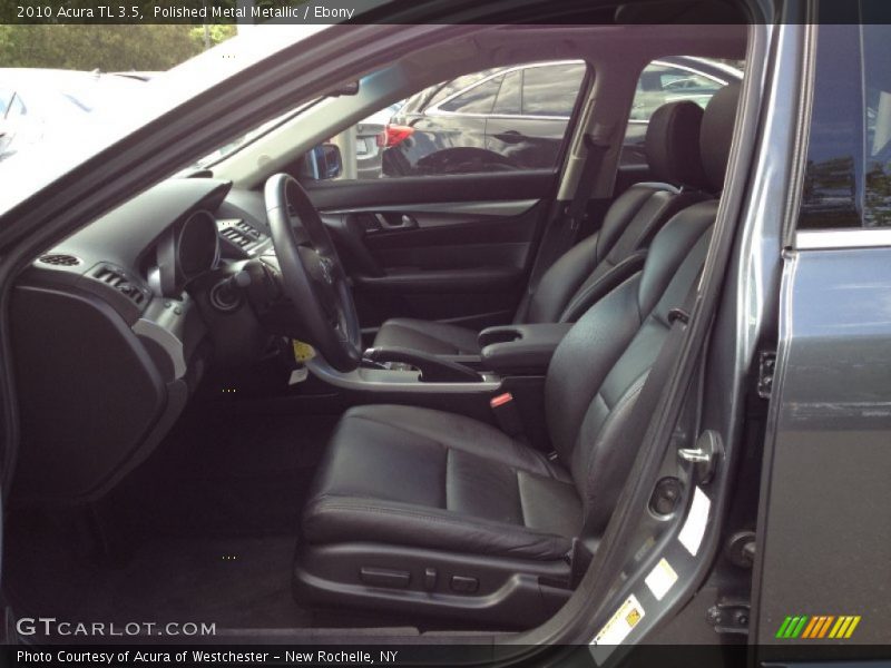 Polished Metal Metallic / Ebony 2010 Acura TL 3.5