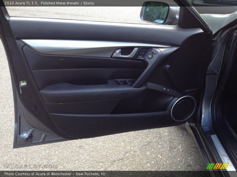 Polished Metal Metallic / Ebony 2010 Acura TL 3.5
