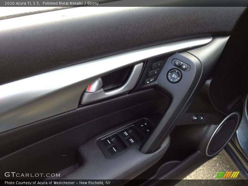 Polished Metal Metallic / Ebony 2010 Acura TL 3.5