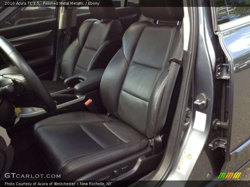 Polished Metal Metallic / Ebony 2010 Acura TL 3.5