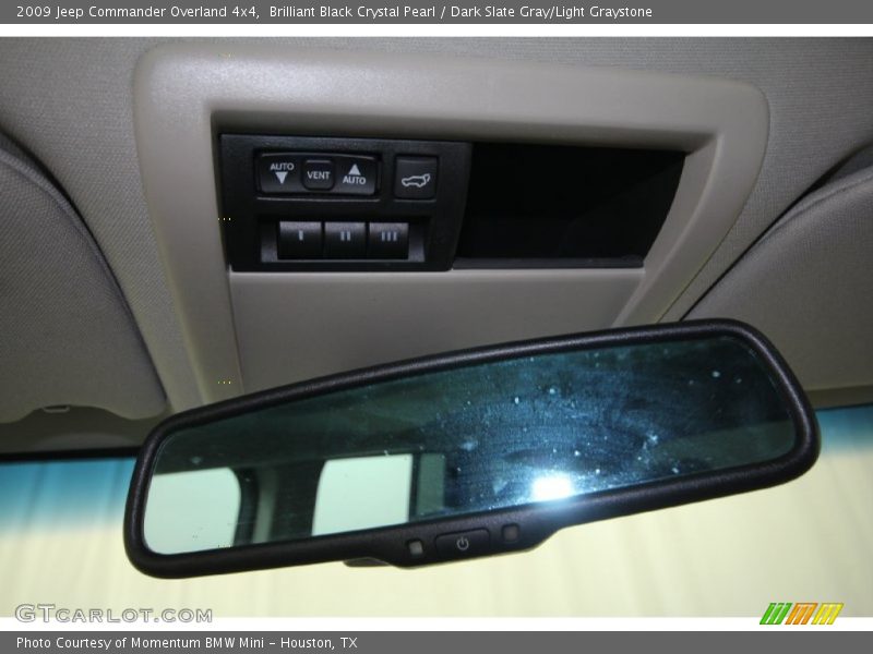 Brilliant Black Crystal Pearl / Dark Slate Gray/Light Graystone 2009 Jeep Commander Overland 4x4