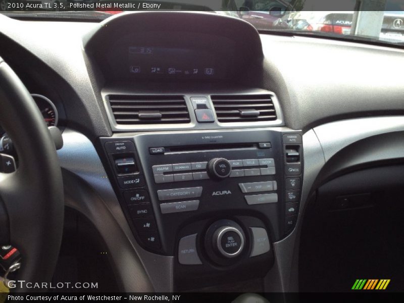 Polished Metal Metallic / Ebony 2010 Acura TL 3.5