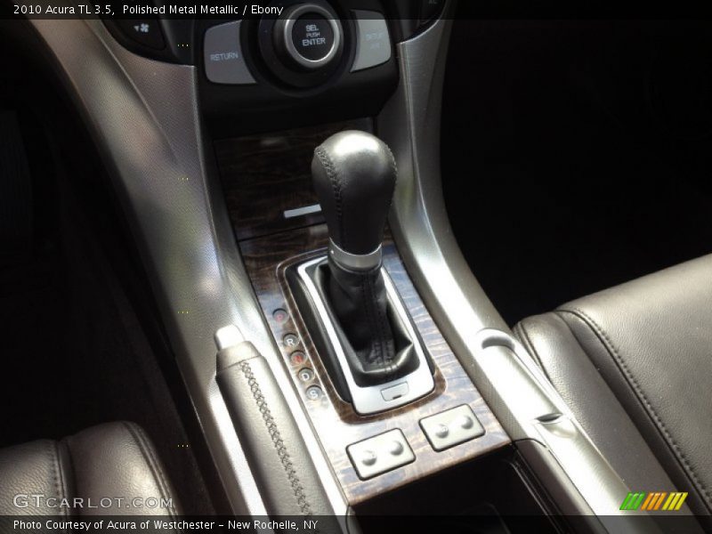 Polished Metal Metallic / Ebony 2010 Acura TL 3.5